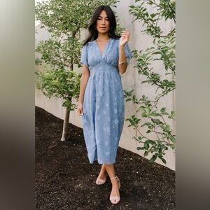 NWT Baltic Born June Smocked Midi Dress